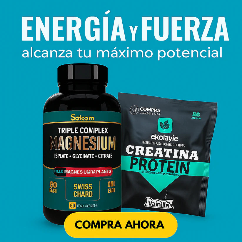 Citrato De Magnesio con Proteina Creatina