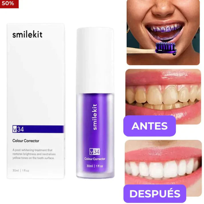 Smilekit Espuma Morada Blanqueadora