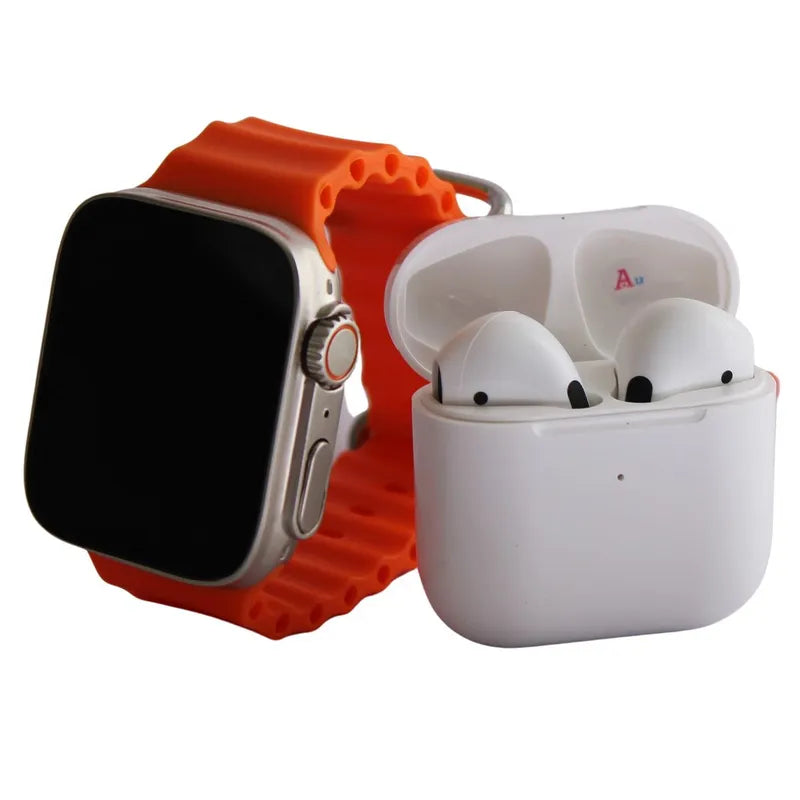 Combo Smart Whatch T800 Ultra + Audífonos I12